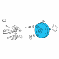 OEM 2021 Ford Edge Booster Diagram - F2GZ-2005-E