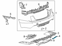 OEM 2022 Cadillac CT5 Reflector Diagram - 84691121