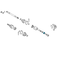 OEM 2012 Nissan Leaf Bearing-Support Diagram - 39774-EN00E