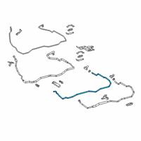 OEM 2019 Lexus RX450hL Pipe, Water Diagram - 87248-48210