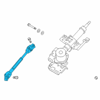 OEM 2017 Hyundai Accent Joint Assembly-Steering Diagram - 56400-1R200