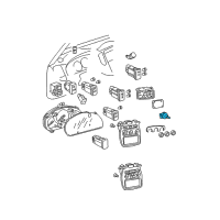 OEM 2007 Toyota Highlander Fan Switch Diagram - 84732-48010