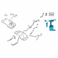 OEM 2009 Mercury Mariner Fuel Pump Diagram - 9M6Z-9H307-C