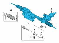 OEM 2022 BMW M8 Gran Coupe STEERING GEAR, ELECTRIC Diagram - 32-10-7-884-637