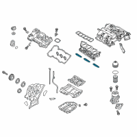 OEM 2021 Kia Telluride Gasket-Inlet Manifold Diagram - 282153CFA0