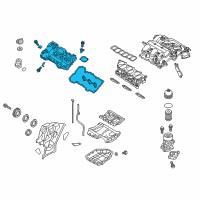 OEM 2016 Kia Sorento Cover Assembly-Rocker RH Diagram - 224203CGA5