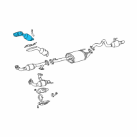 OEM 2007 Toyota 4Runner Exhaust Manifold Diagram - 17140-31250