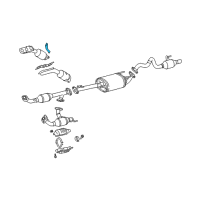 OEM Toyota Exhaust Manifold Stay Diagram - 17119-31040