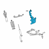 OEM 2006 Chevrolet SSR Knuckle Diagram - 19303842