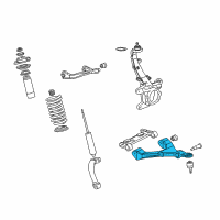 OEM 2004 Chevrolet SSR Control Arm Diagram - 89040321