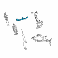 OEM GMC Envoy XUV Upper Control Arm Diagram - 19330400