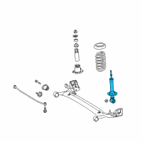 OEM Toyota Corolla Strut Diagram - 48530-02B60