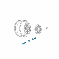 OEM GMC K3500 Valve Stem Diagram - 273487