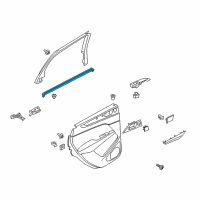 OEM 2015 Lincoln MKC Belt Weatherstrip Diagram - EJ7Z-7825861-B