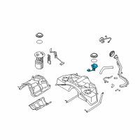OEM Infiniti Fuel Gauge Sending Unit Diagram - 25060-1MA0B