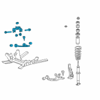 OEM 2011 Cadillac CTS Upper Control Arm Diagram - 25849158