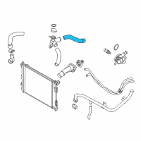 OEM 2016 Kia Forte5 Hose-Radiator Upper Diagram - 254113X150