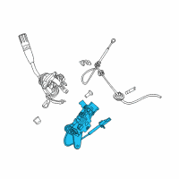 OEM 2010 Ford F-250 Super Duty Gearshift Housing Diagram - 8C3Z-7210-AA