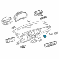 OEM 2016 Chevrolet Cruze SWITCH ASM-IGN & START *BLACK Diagram - 84769277