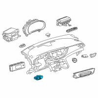 OEM Buick Regal TourX Headlamp Switch Diagram - 84201596