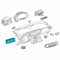 OEM Cadillac XTS Module Diagram - 13508454