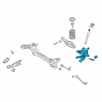 OEM Kia Sedona Carrier Assembly-Rear Axle Diagram - 527604D100