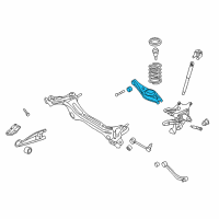 OEM 2010 Kia Sedona Arm Complete-Rear Lower Diagram - 552104D170