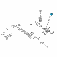 OEM Hyundai Entourage Bracket-Shock Absorber Upper, RH Diagram - 55382-4D000