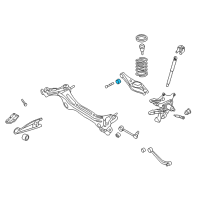 OEM 2012 Kia Sedona Bush-Lower Arm Rear Diagram - 552174D000