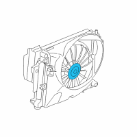 OEM Jeep Commander Fan-Radiator Cooling Diagram - 5143208AA