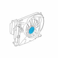 OEM 2007 Jeep Commander Fan-Radiator Cooling Diagram - 5143208AA