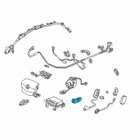 OEM 2006 Acura TL Sensor Assembly, Front Crash Diagram - 77930-SEP-P81