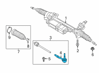 OEM 2022 BMW X3 BALL JOINT, RIGHT Diagram - 32-10-4-A01-9D0
