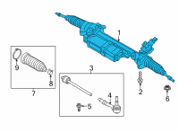 OEM BMW X3 EXCH. STEERING BOX, ELECTR. Diagram - 32-10-6-895-747