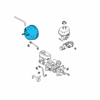 OEM 2006 Dodge Ram 3500 Booster-Power Brake Diagram - 5102068AB