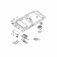 OEM 2019 Nissan Frontier Holder SUNVISOR Diagram - 96409-EA00C