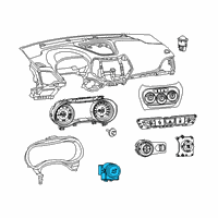 OEM 2016 Jeep Cherokee Switch-LIFTGATE Diagram - 68164105AA