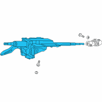 OEM Column Assembly, Steering Diagram - 53200-SCV-A01