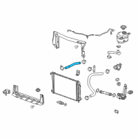 OEM Chevrolet Equinox Upper Hose Diagram - 23153553