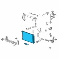 OEM 2014 Chevrolet Equinox Radiator Diagram - 25952759