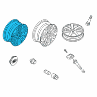 OEM Ford Escape WHEEL ASY Diagram - LJ6Z-1007-B