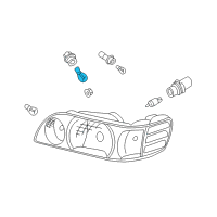 OEM 2001 Nissan Altima Bulb Diagram - 26717-9B907