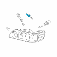 OEM 2001 Nissan Altima Headlight Sockets Diagram - 262250Z800