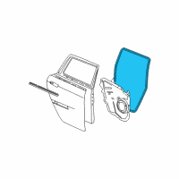 OEM 2007 Chrysler Pacifica WEATHERSTRIP-Rear Door Body Mounted Diagram - WT91XXXAC