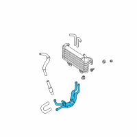 OEM 2001 Hyundai Santa Fe Tube Assembly-Oil Cooler Diagram - 25471-26011