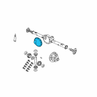 OEM Dodge Cover-Differential Diagram - 52111974AA