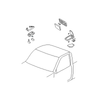 OEM Nissan Frontier Bulb Diagram - 26282-9B901