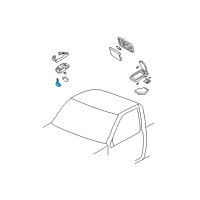 OEM 1999 Nissan Frontier Lens-Map Lamp Diagram - 26431-8B401
