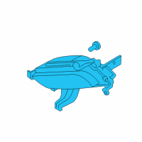 OEM 2014 Kia Forte Front Fog Lamp Assembly, Right Diagram - 92202A7050