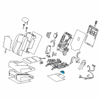 OEM 2016 Lexus RX350 Control Sub-Assy, Seat Heater Diagram - 87501-0E050